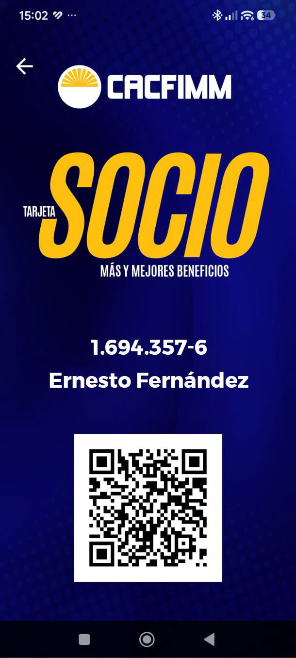 QR Tarjeta Socio